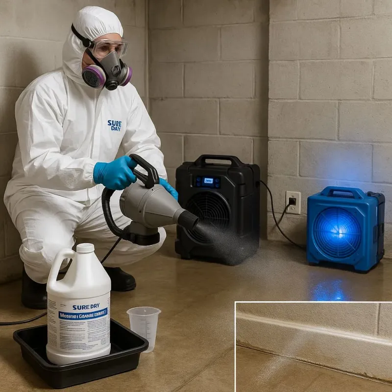 Sanitization and Odor Removal process in Walton Hills, OH