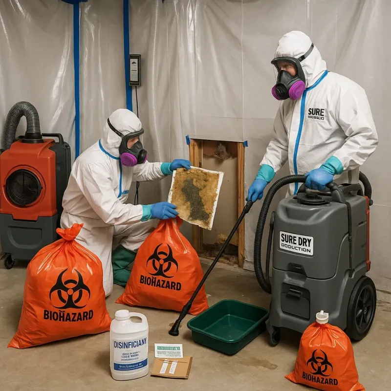 Contaminated Water Handling Protocols process in Walton Hills, OH