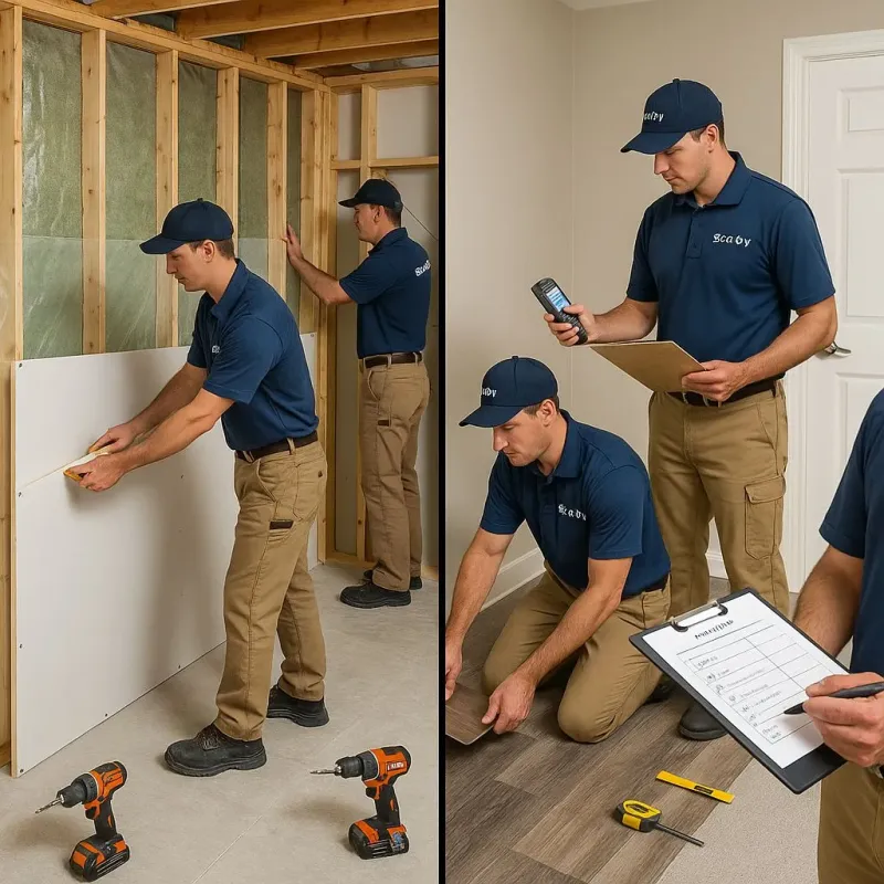 Repairs and Reconstruction process in Walton Hills, OH
